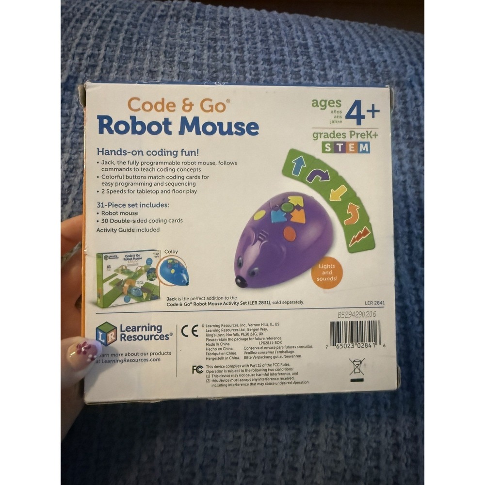 Learning Resources Code & Go Robot Mouse, Coding STEM learning Toy, New - Picture 6 of 6